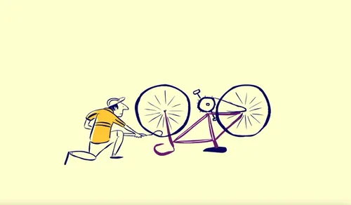 Animation of cycle repairing 