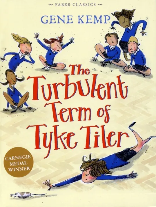 Cover of The Turbulent Term of Tyke Tiler with children playing by Adam Larkum