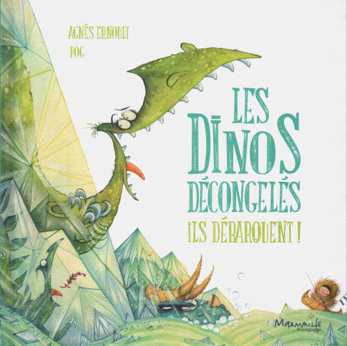 Book illustration of les dinos decongeles