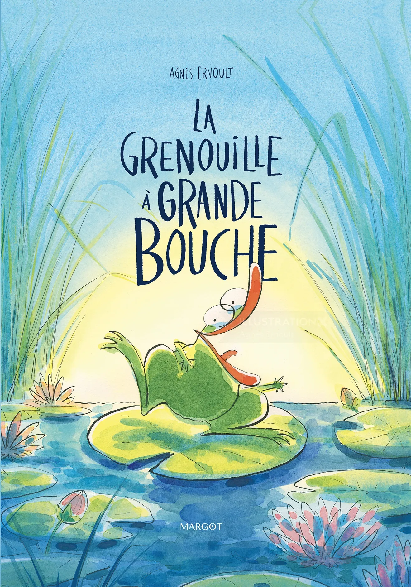 Book cover for La Grenouille à Grande Bouche by Agnès Ernoult