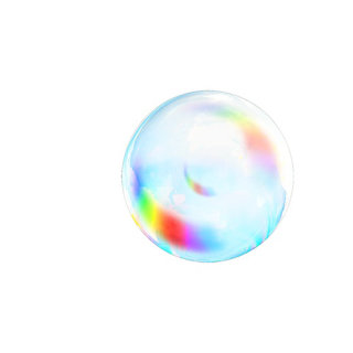 Animación de burbuja flotante.