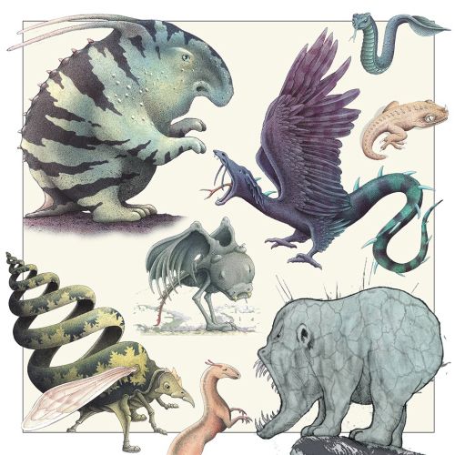 Kids' fantasy artists illustrate monsters imaginatively