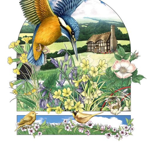 twelve birds