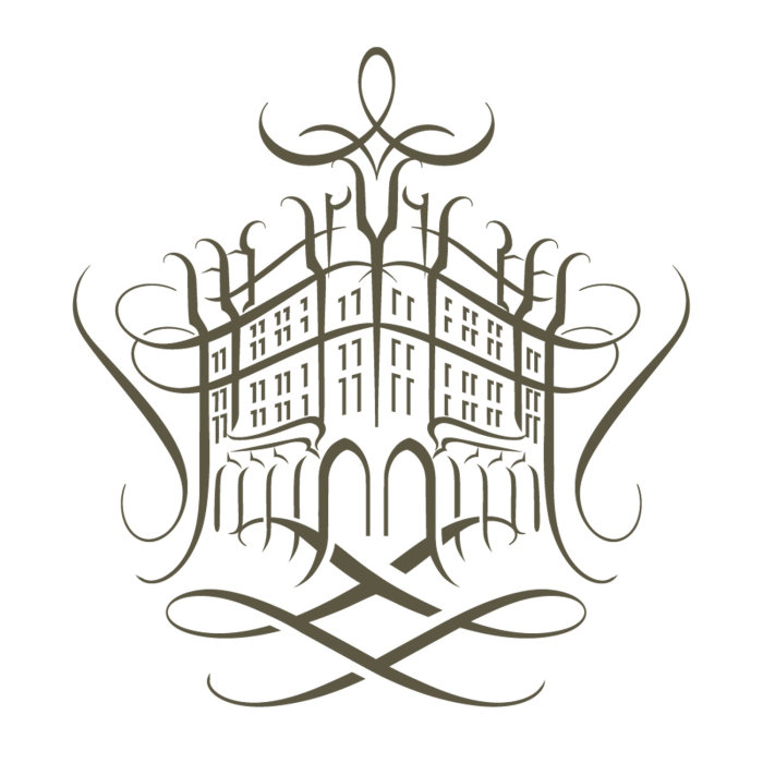 Fragrance house Line art logo
