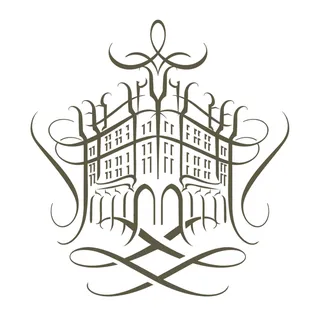 Fragrance house Line art logo
