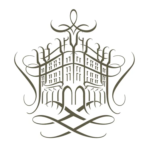 Fragrance house Line art logo
