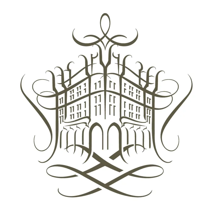 Fragrance house Line art logo
