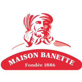 Arte vetorial do ícone de identidade da marca da padaria Maison Banette