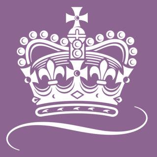 Icono de corona de boda real
