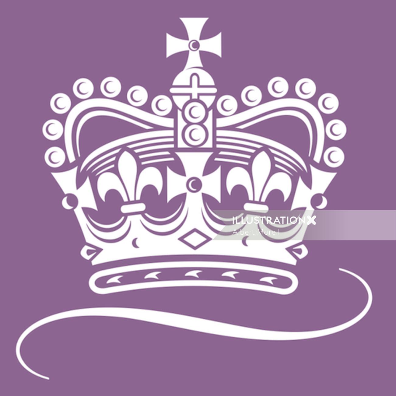 Royal Wedding Crown Icon
