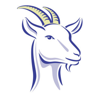 Logotipo ilustrativo de cabra
