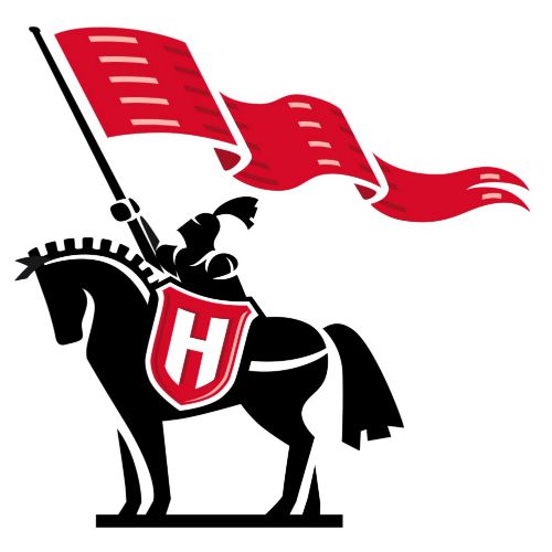 Knight and horse beer logo
