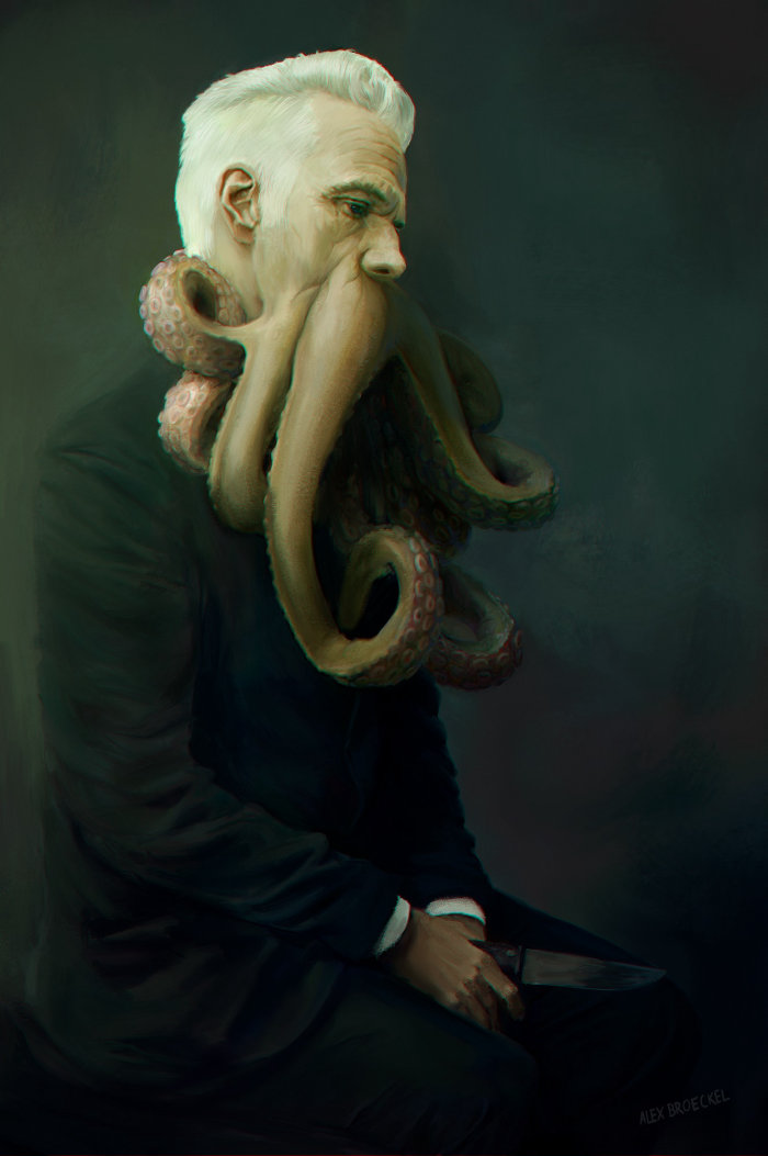 Digital Painting of Octoman