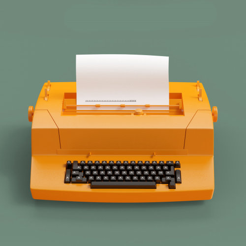 Máquina de escrever gráfica