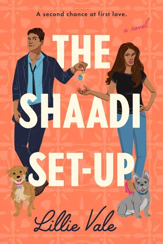 The Shaadi Set-Up book cover featuring man, woman, and two dogs, art by Alex Cabal