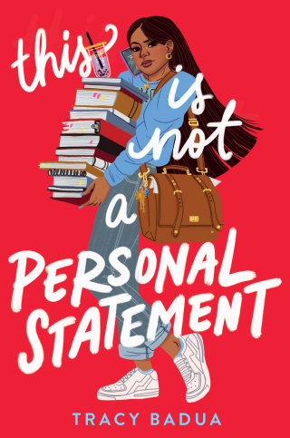 "This is not a Personal Statement" young adult novel design