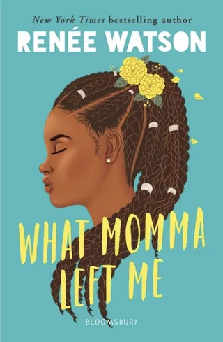 Book cover illustration by Alex Cabal of girl with braided hair for What Momma Left Me