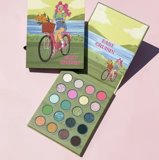 Easy Cruisin eyeshadow palette with colorful shades by Alex Cabal
