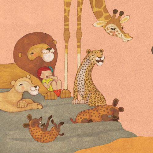 Illustration of wild animals