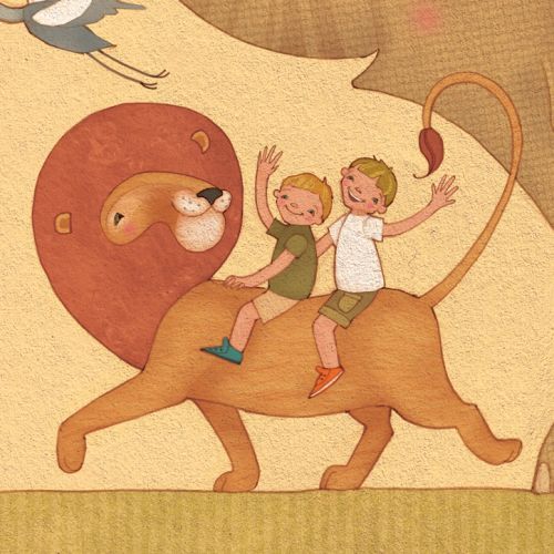 Alexandra Ball: Safari boys illustration