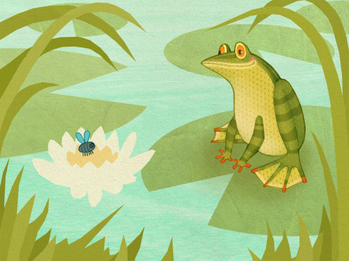 生苔森林应用程序青蛙的动物