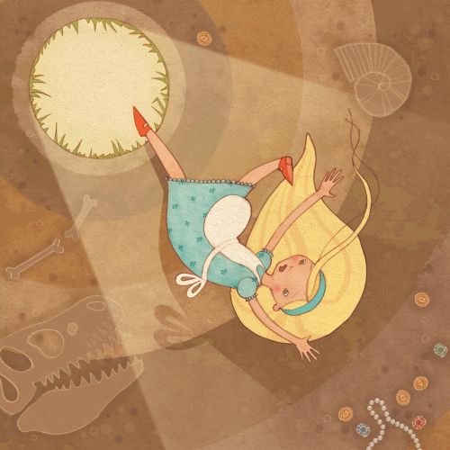 Alice in Wonderland: Falling, Illustration