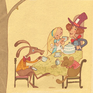 爱丽丝参加疯帽子的茶会