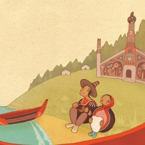 Alexandra Ball, children's book illustrator: National Geographic Tlingit legend 4