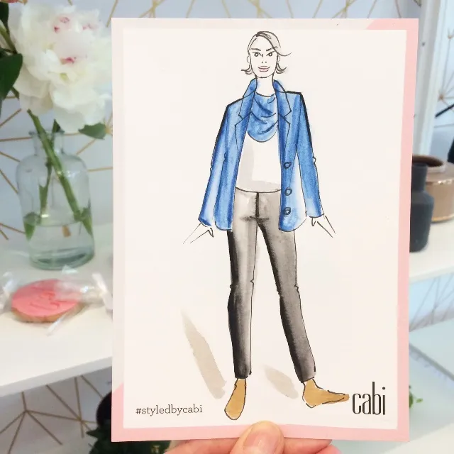 Fashion work captured at Cabi live