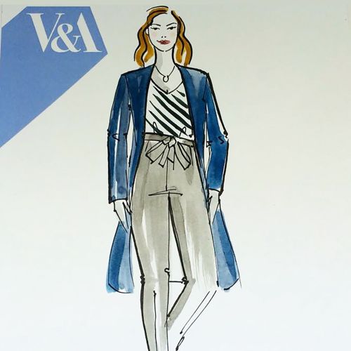 Fashion illustration from Oasis showcase