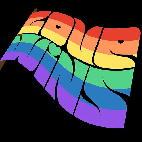 Block lettering of love wins 