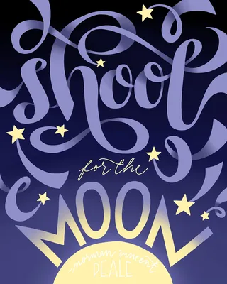 Poster design of shoot for the moon 