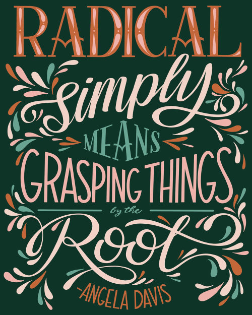 Lettering art of grasping things 
