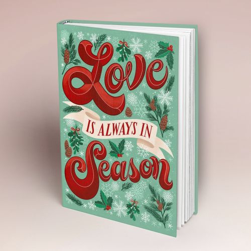 Making the cover for the book "Love Is Always In Season"