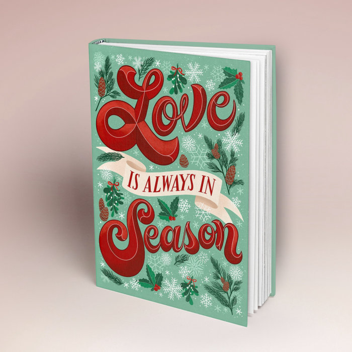 Faire la couverture du livre &quot;L&#39;amour est toujours en saison&quot;
