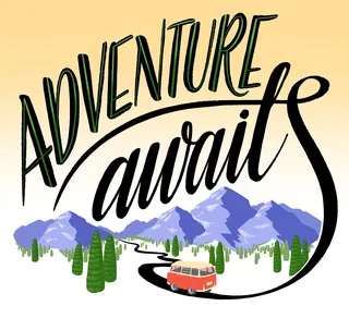 Lettering Adventure Awaits
