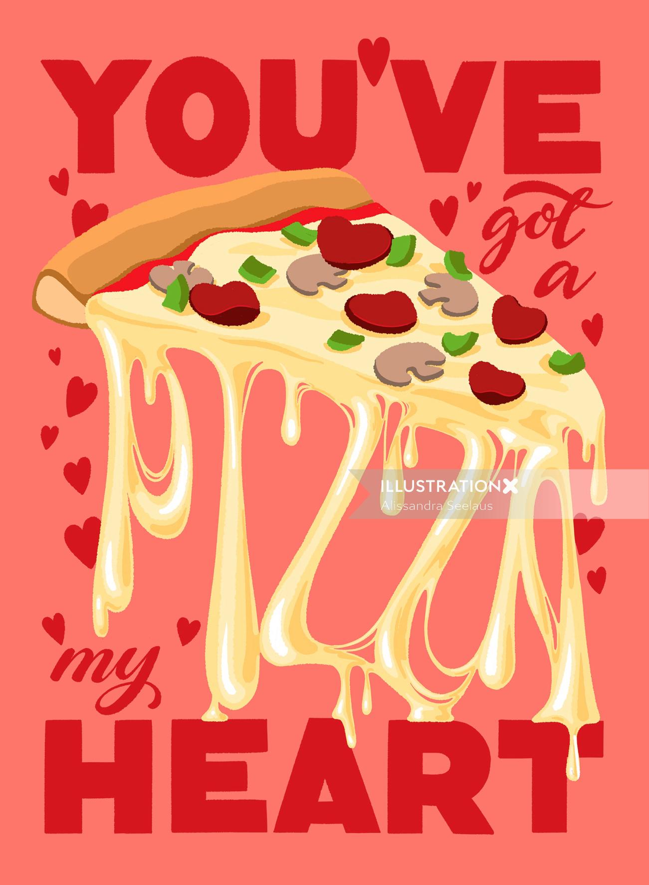 Trader Joe&#39;s Valentine with Pizza 插图