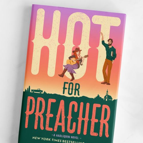Book cover for Hot for Preacher romance novel by Anne Marsh