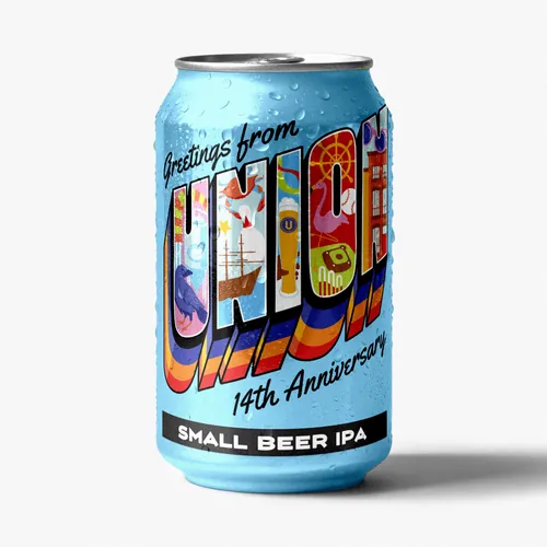Small Beer IPA 14周年記念缶デザイン：Alissandra Seelaus