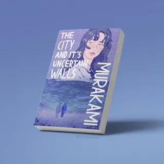 Book cover showing illustrated woman and person in foggy landscape