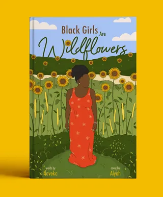 Creating the "Black Girls Are Wildflowers" book cover