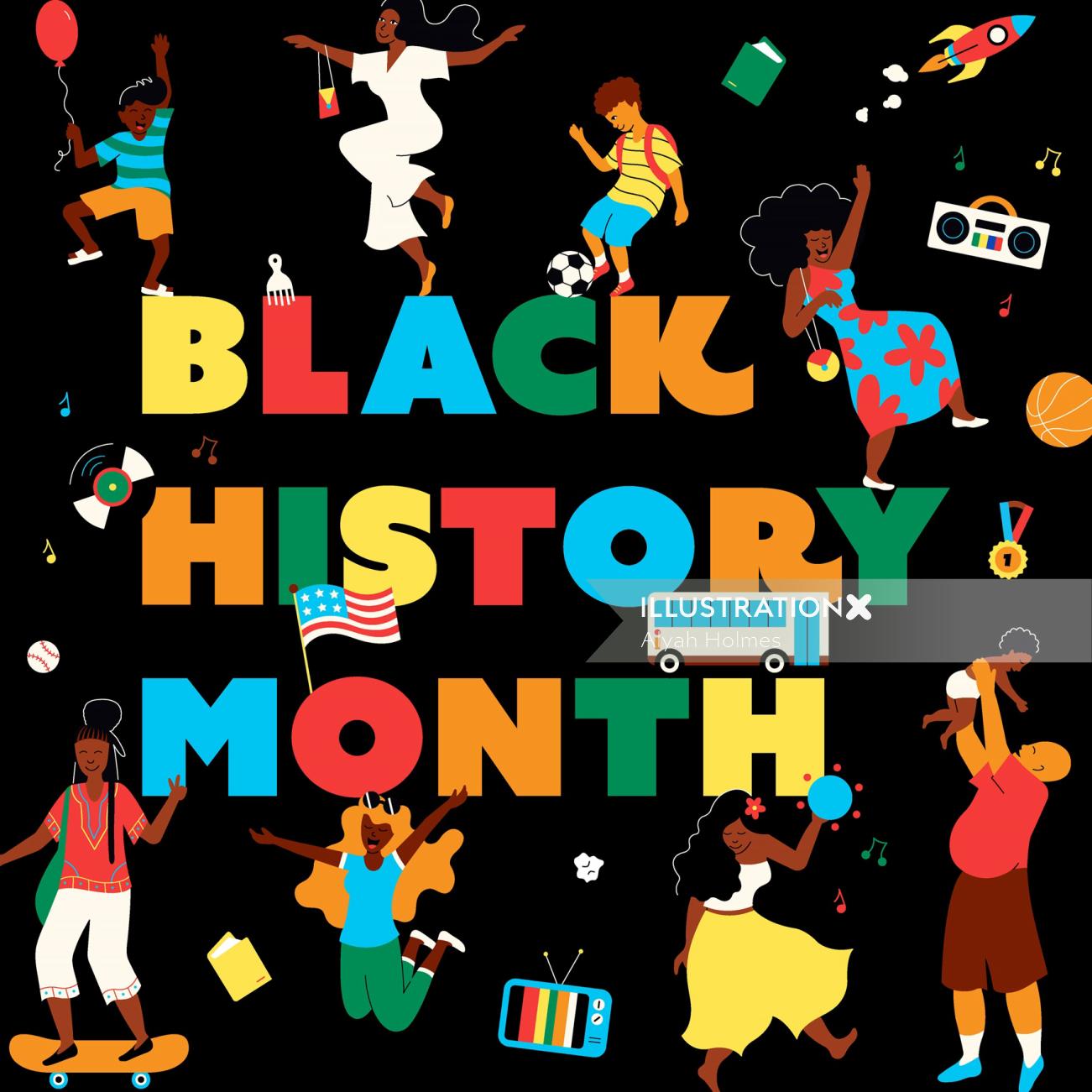 書道で黒人歴史月間を祝う