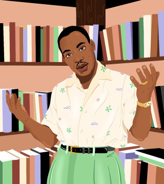 Uma imagem do Dr. Martin Luther King Jr.