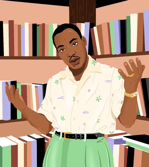 A likeness of Dr. Martin Luther King, Jr.