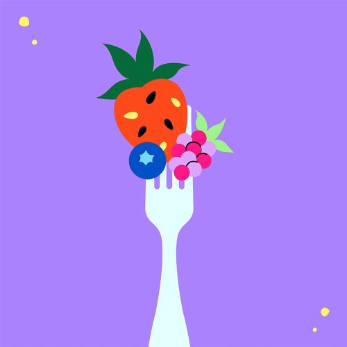 Gif animation depicting "40 Foods for Black Women 40+"