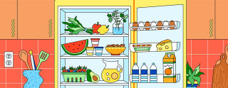 Animación GIF que revela los 7 alimentos recomendados por los nutricionistas