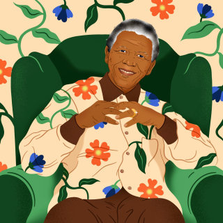 纳尔逊·曼德拉的肖像
