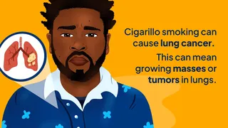 32 Anti-cigarillo illustration for the National Institute on Minority Health