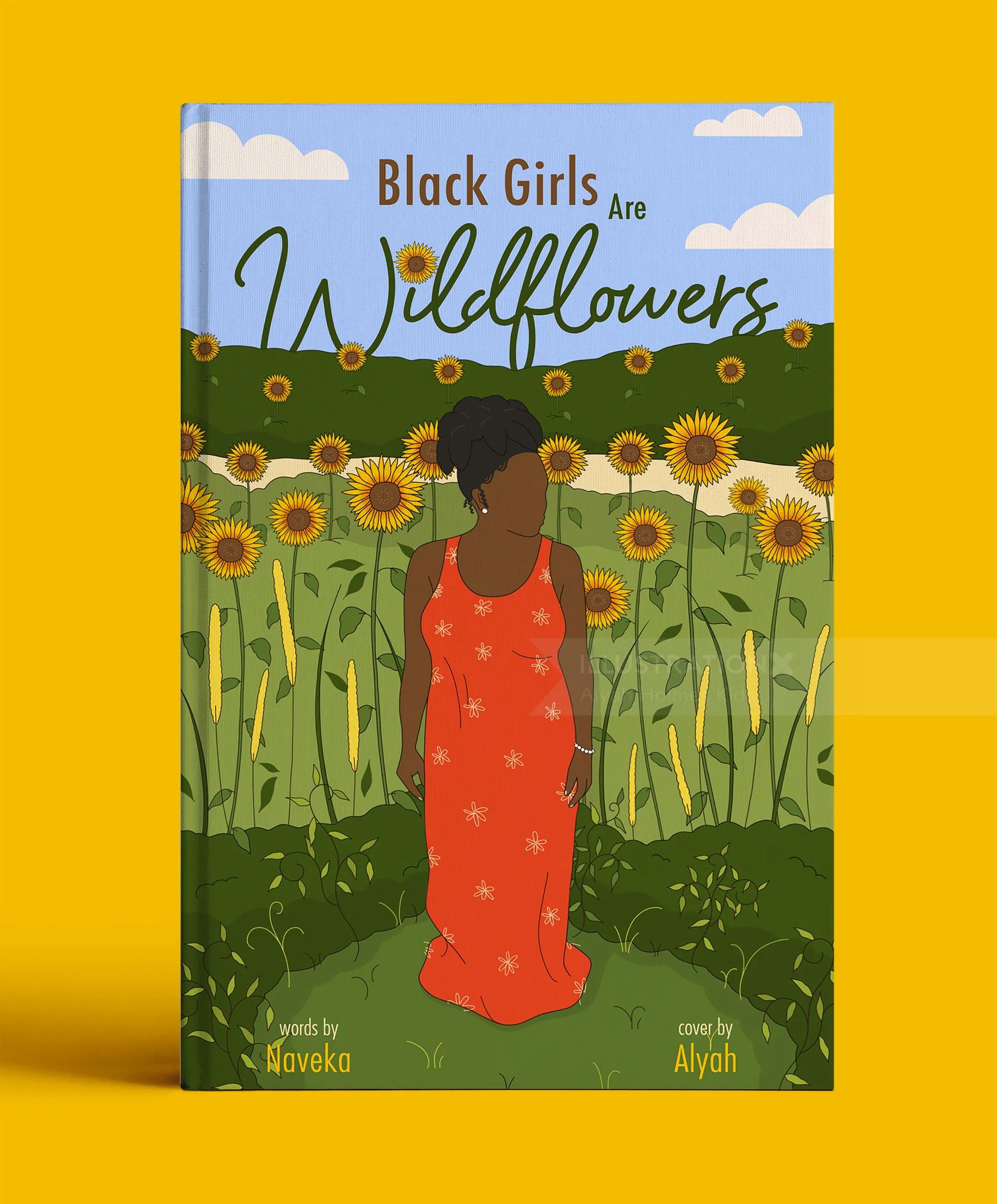 Creating the "Black Girls Are Wildflowers" book cover
