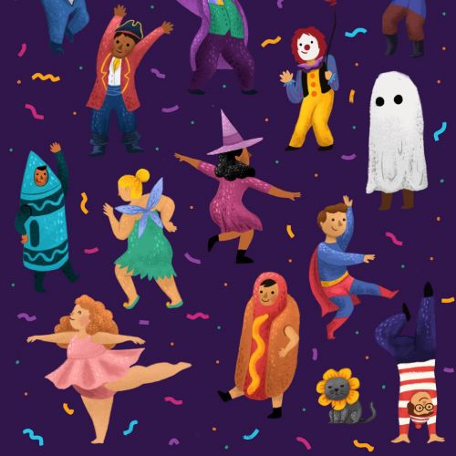 Halloween Party and Kids Costume Animation